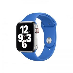 Curea Silicon pentru Apple Watch 42-44-45 MM Albastru
