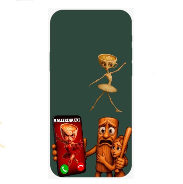 Husa Personalizata pentru Orice Model Oppo cu grafica - Italian Brainrot Balerina Cappuccina 030