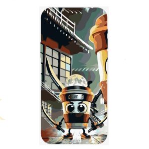 Husa Personalizata pentru Orice Model Oppo cu grafica - Italian Brainrot Cappuccino Assassino 011