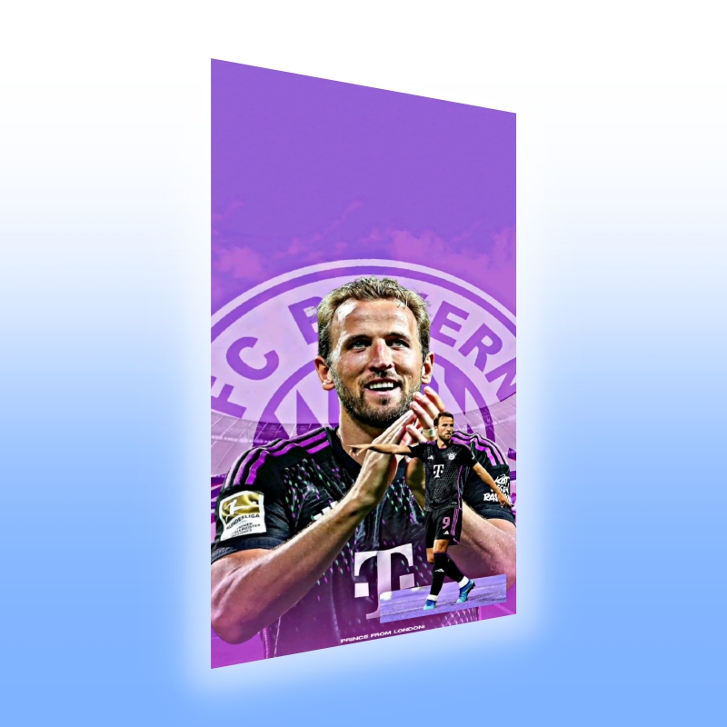 Tablou Sticla Acrilica Harry Kane New 005