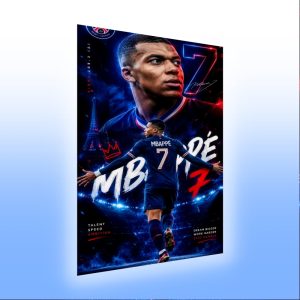Tablou Sticla Acrilica Mbappe New 001