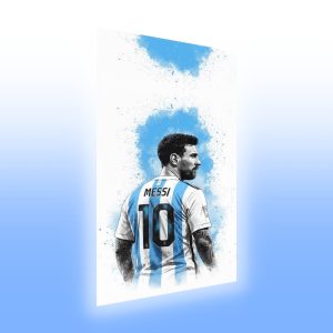 Tablou Sticla Acrilica Messi New 001