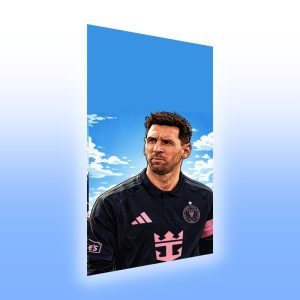 Tablou Sticla Acrilica Messi New 005