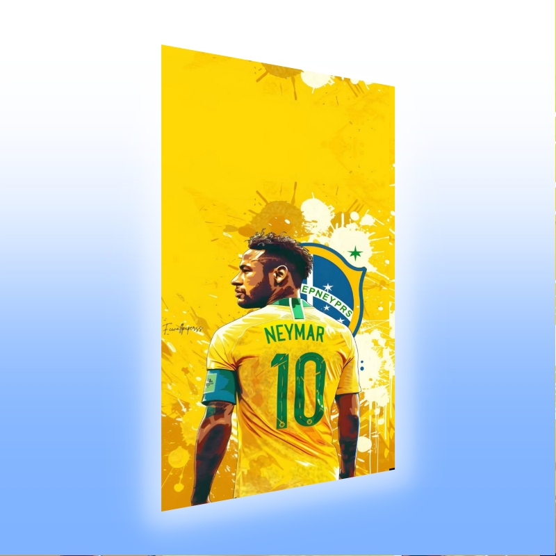 Tablou Sticla Acrilica Neymar New 002