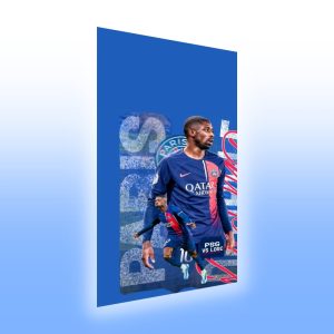 Tablou Sticla Acrilica Ousmane Dembele New 002