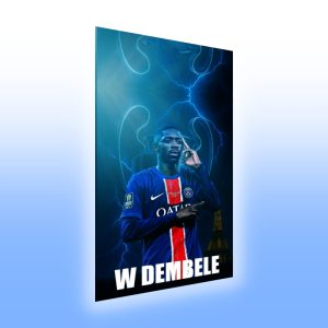 Tablou Sticla Acrilica Ousmane Dembele New 003