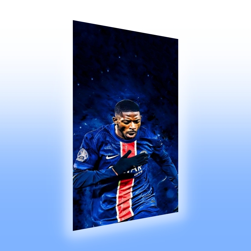 Tablou Sticla Acrilica Ousmane Dembele New 004