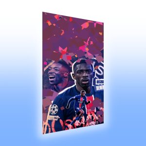 Tablou Sticla Acrilica Ousmane Dembele New 005