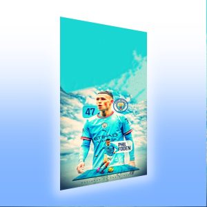 Tablou Sticla Acrilica Phil Foden New 002